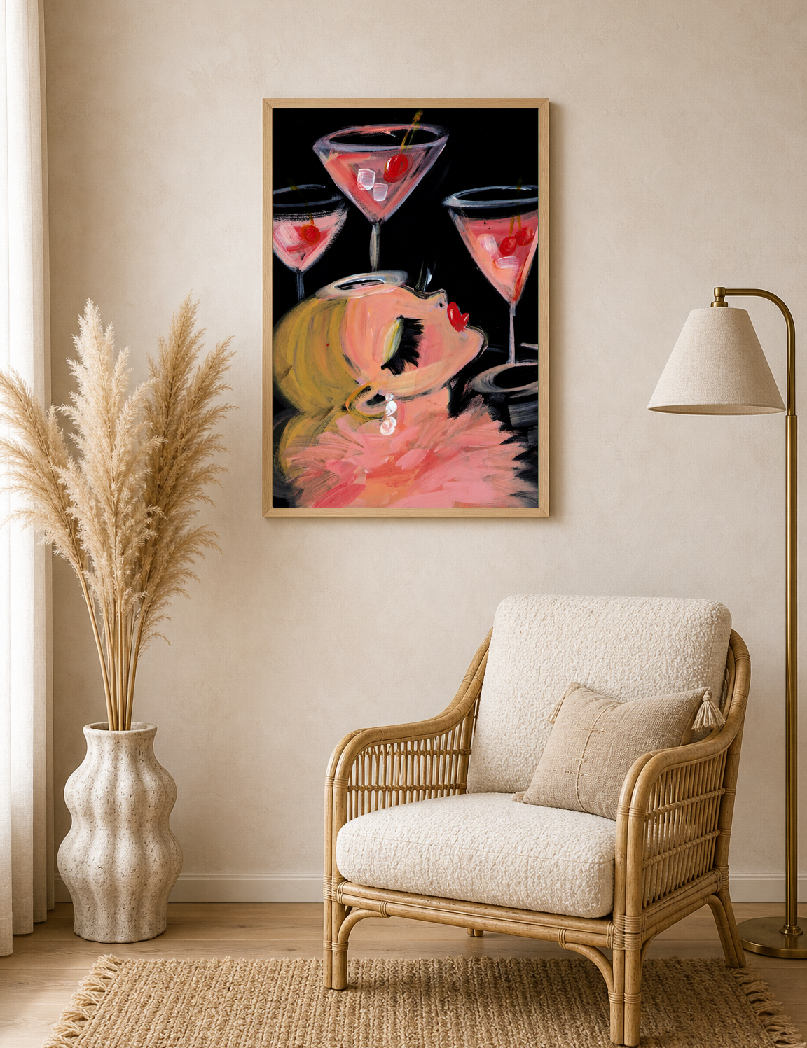Wall Art Print - wood framed poster