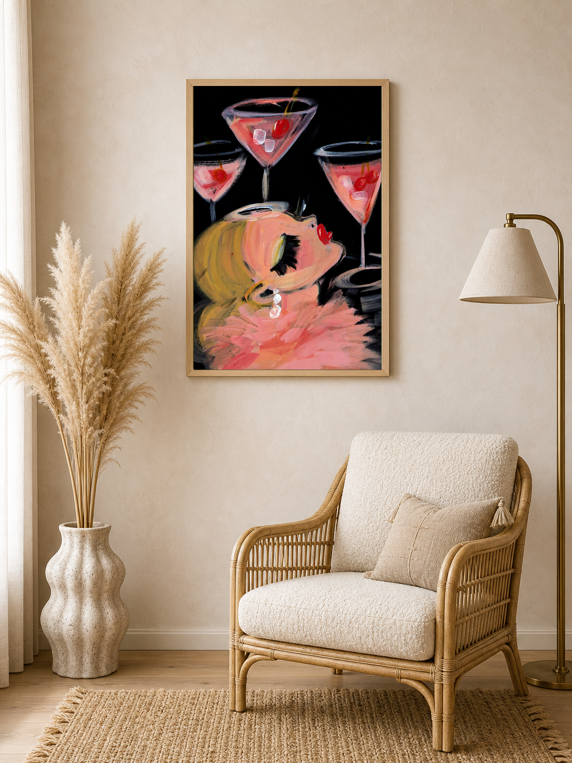 Wall Art Print - wood framed poster