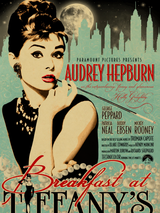 Breakfast at Tiffany's Vintage Wall Art Print