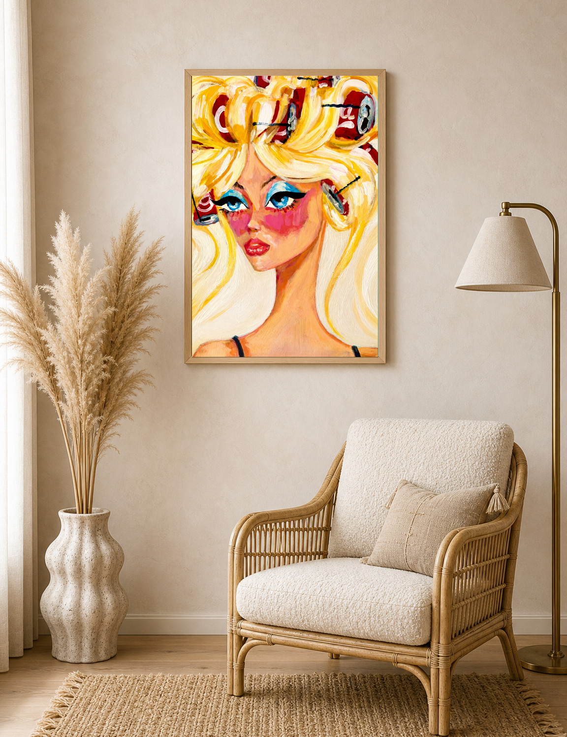 Wall Art Print - wood framed poster