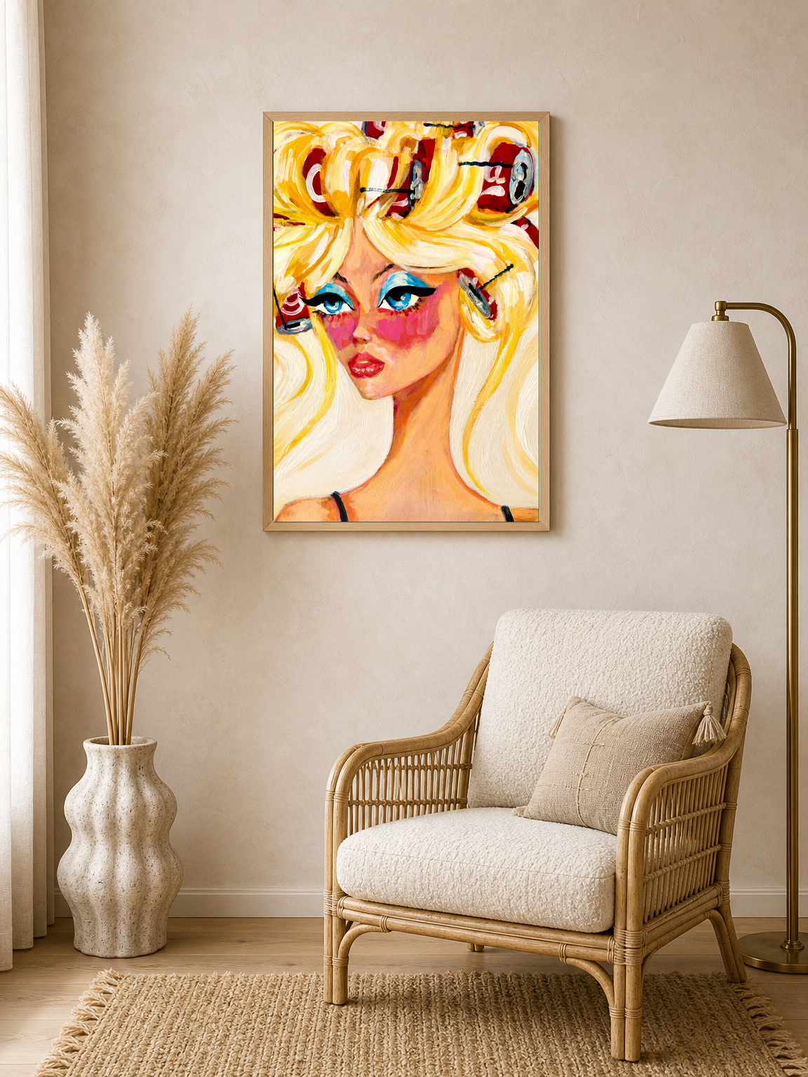 Wall Art Print - wood framed poster