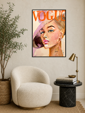 Wall Art Print - black framed