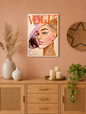 Wall Art Print - white framed