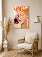 Wall Art Print - wood framed poster