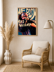 MF DOOM Madvillainy Rap Poster Wall Art Print - wood framed poster