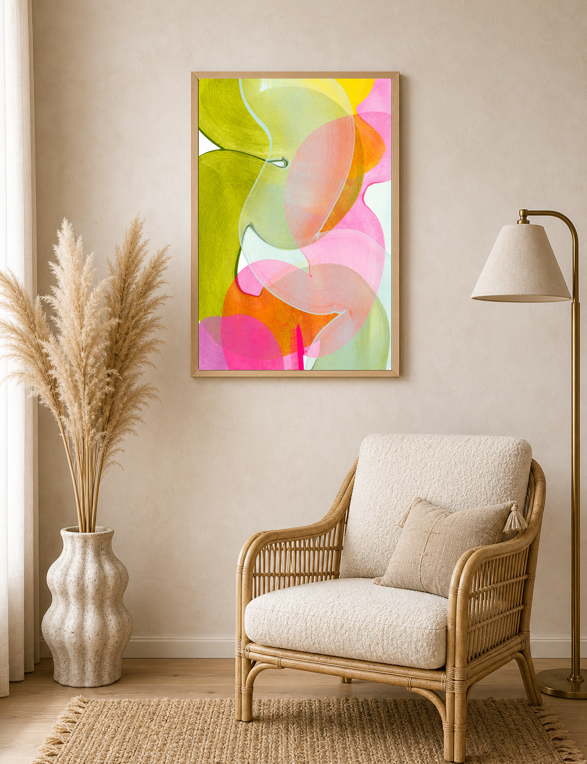 Wall Art Print - wood framed poster