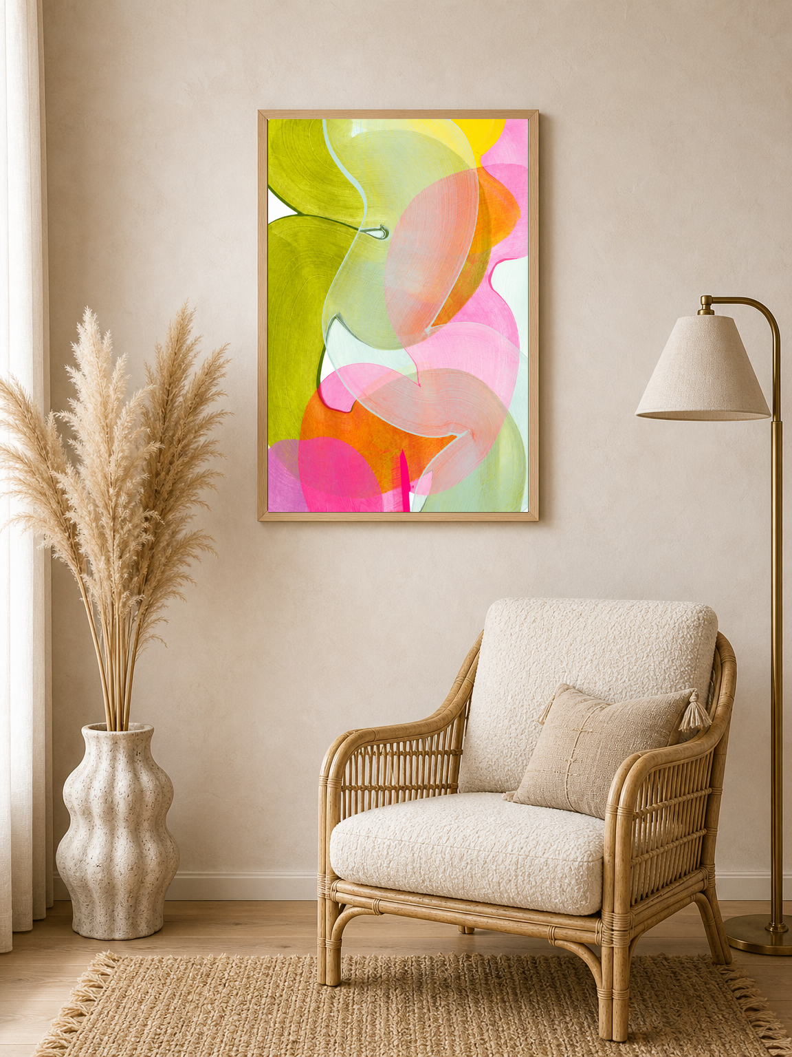 Wall Art Print - wood framed poster