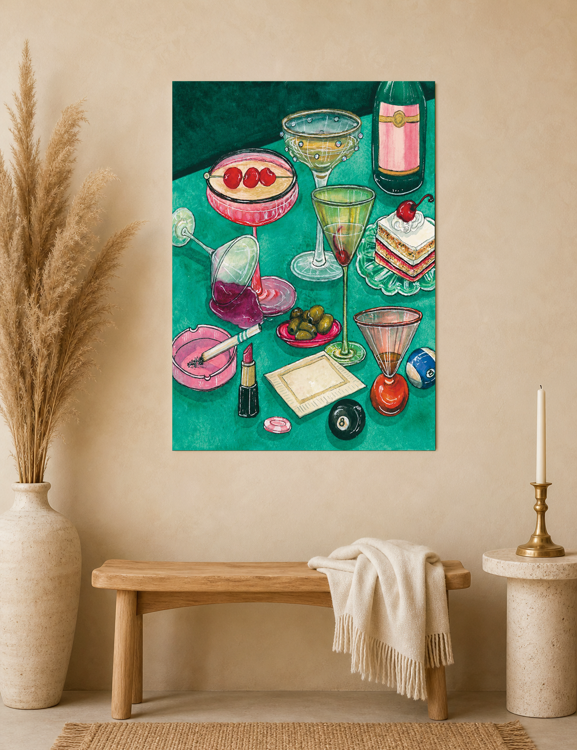 Wall Art Print - unframed mockup