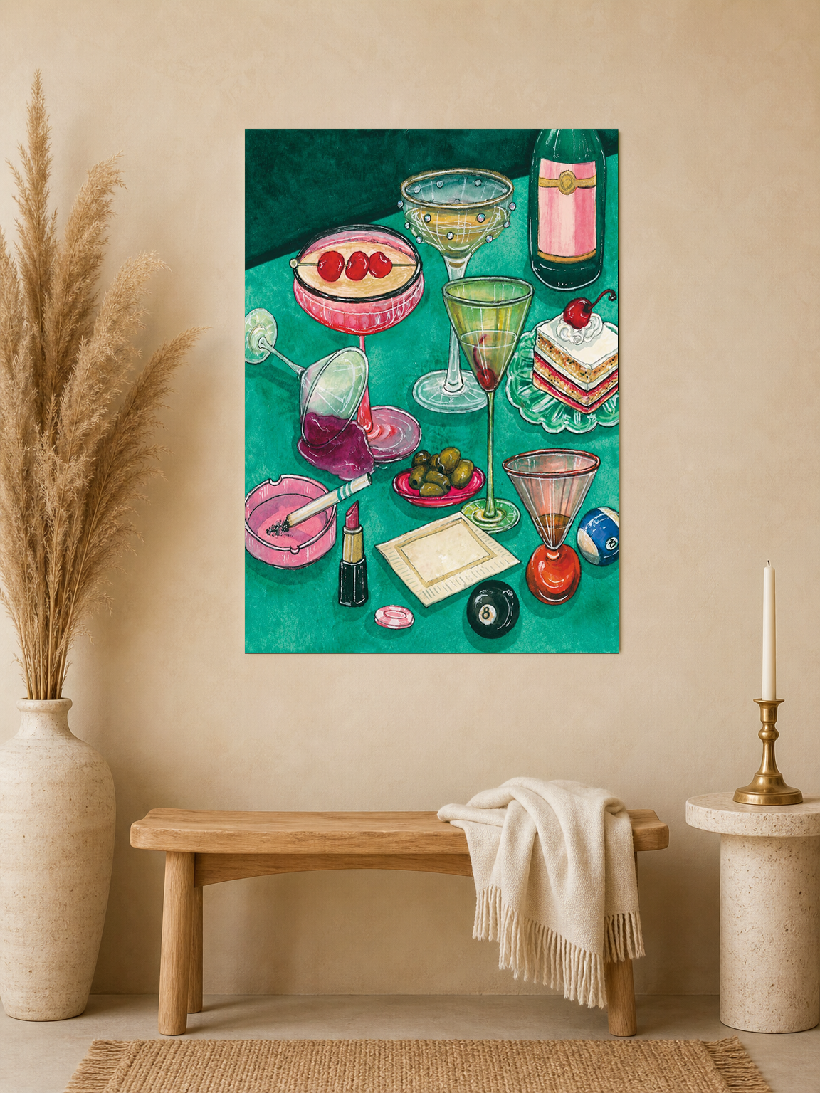 Wall Art Print - unframed mockup