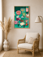 Wall Art Print - wood framed poster