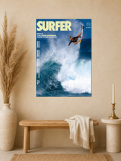 Surfer Magazine Cover Wall Art Print - unframed mockup