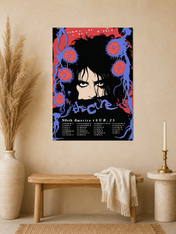 The Cure Concert Poster Wall Art Print - unframed mockup