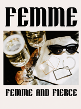 Femme and Fierce Fashion Wall Art Print