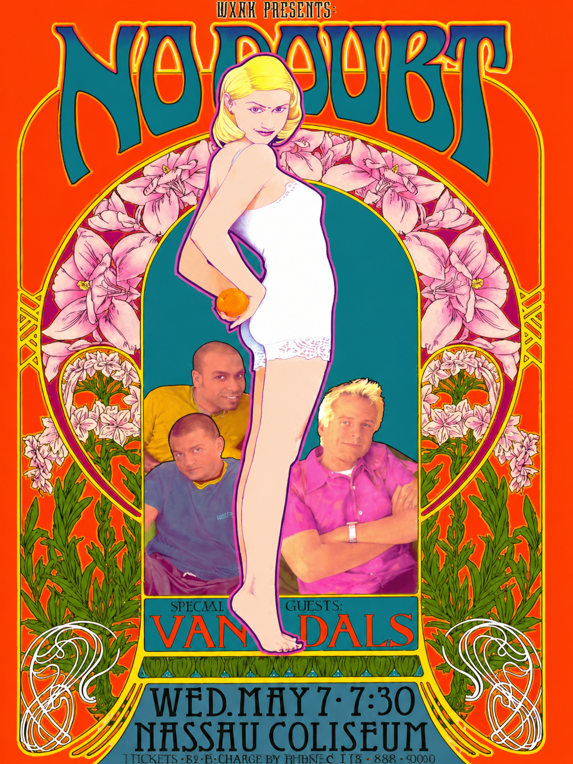 No Doubt Concert Poster Wall Art Print - unframed
