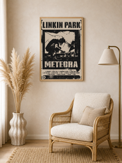 Linkin Park Meteora Poster Wall Art Print - wood framed poster