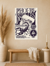 Phoebe Bridgers Ultraviolet Wall Art Print - unframed mockup
