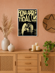 Fiona Apple Tidal 1996 Angel Wings Wall Art Print - white framed